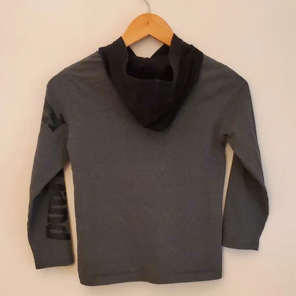 Timberland long sleeve hooded crew neck heavyweight knit top tshirt - Picture 2 of 7